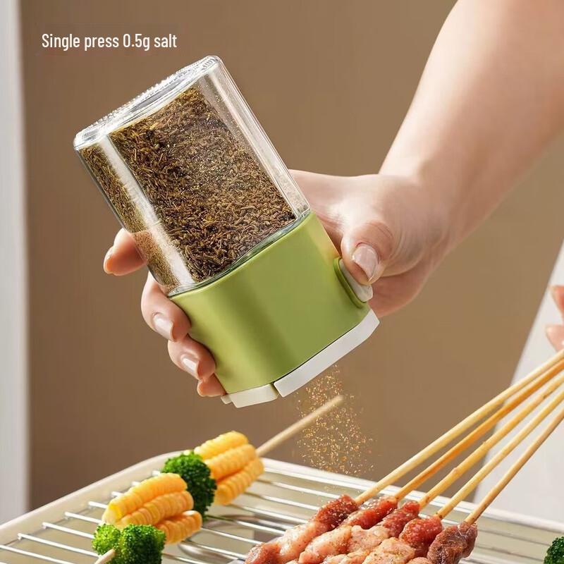 Quantitative Glass Spice Dispenser Set