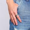Anello Apribottiglia in Acciaio al Tungsteno 8mm Gioiello da Uomo alla Moda Accessorio di Moda Resistente