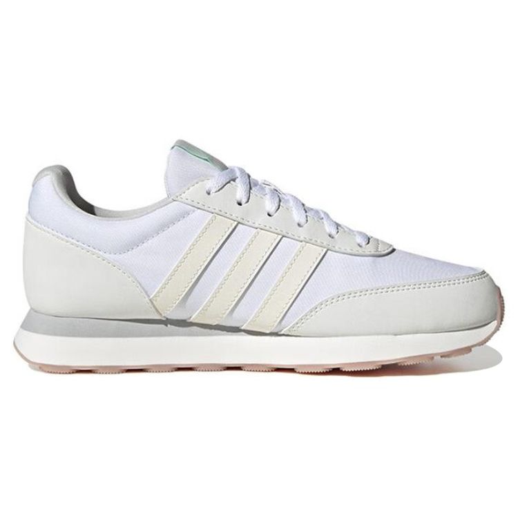 Adidas Neo Run 60S 3.0 Comfortable Shock Absorption Non-Slip Durable Low-Top Casual Shoes Women Sneaker Off-White HP2252