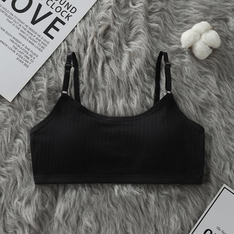 Girls  Cotton Camisole Training Bra for Ages 10-14 - Summer Tank Top Underwear One size: 50-95 jin
