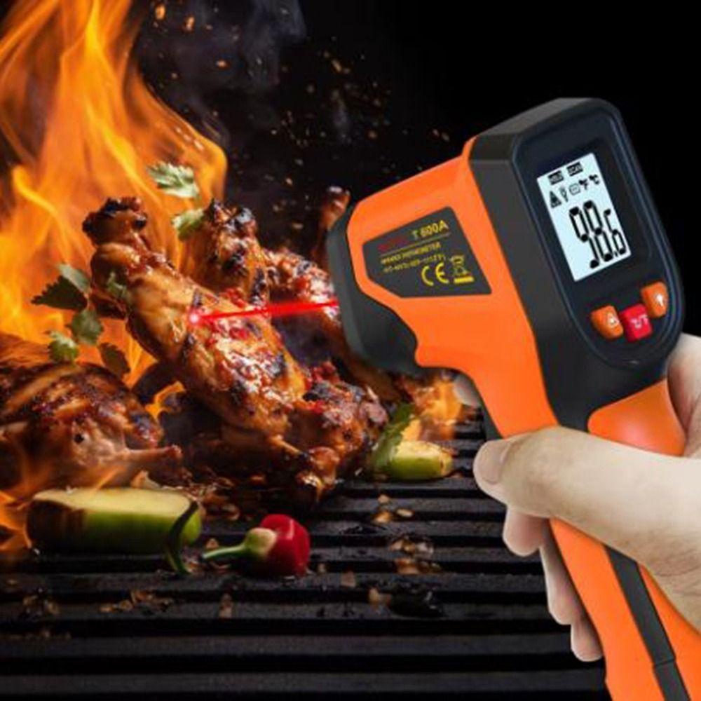 -50℃ To 400/600℃ Digital Temperature Meter Non-Contact Laser Pyrometer  For Home