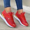 Fashion New Women Sneakers Patchwork Lace Up Flat Shoes Women Lightweight Female Platform Shoes Classic Versatile Zapatillas De Mujer