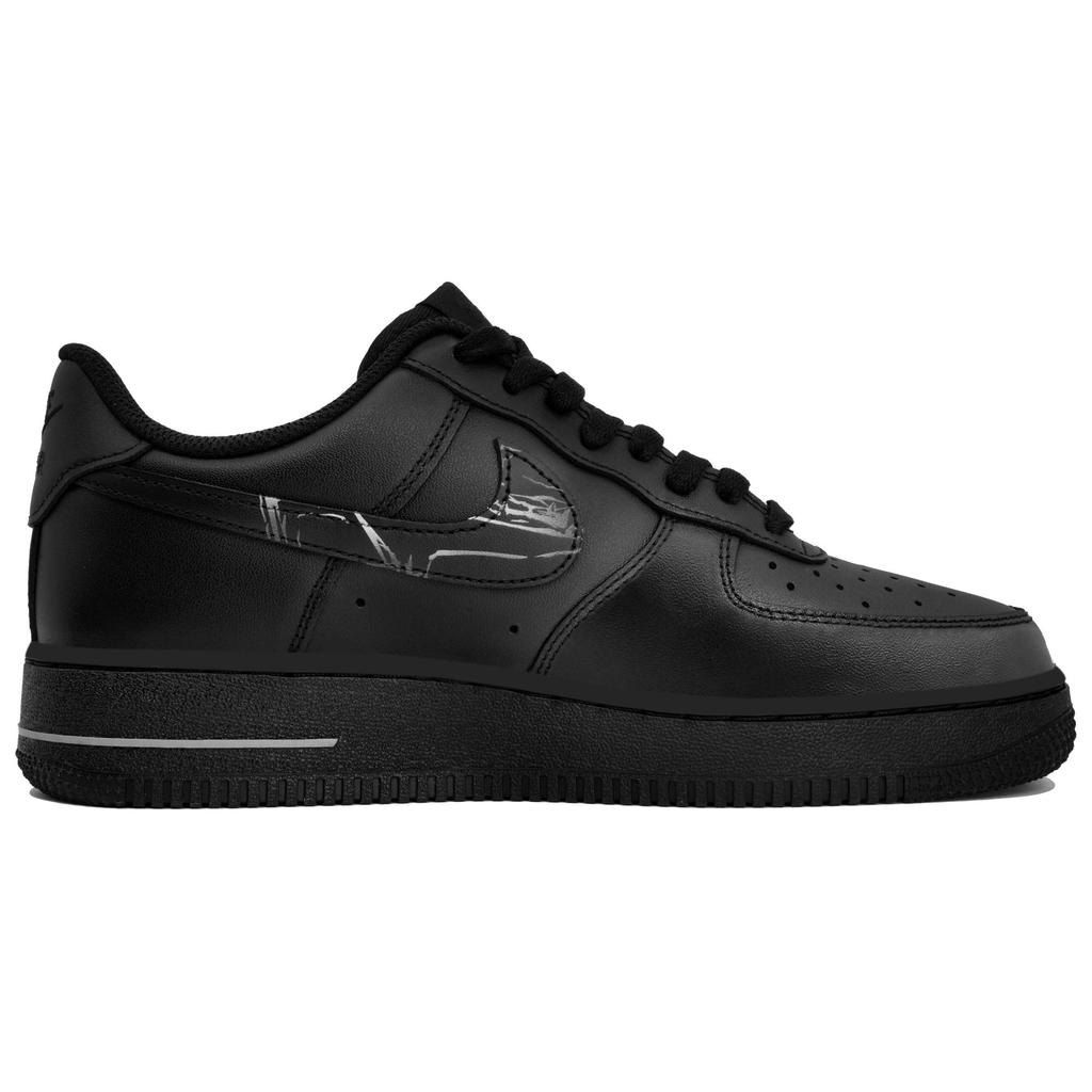 Nike Air Force 1 07 Wan Hua Tang, Fără Compromisuri, Cutie Rezistentă la Alunecare Pantofi Skateboard cu Top Jos Unisex Negru Premium CW2288-001(Echipa113-S-BOX)