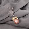 Rare Peach Moonstone Pendant 925 Solid Silver Gemstone Jewelry Tow Tone Pendant PP-55-21