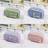 Canvas Multilayer Pencil Case For Students With Large Capacity Creative Design For School Use