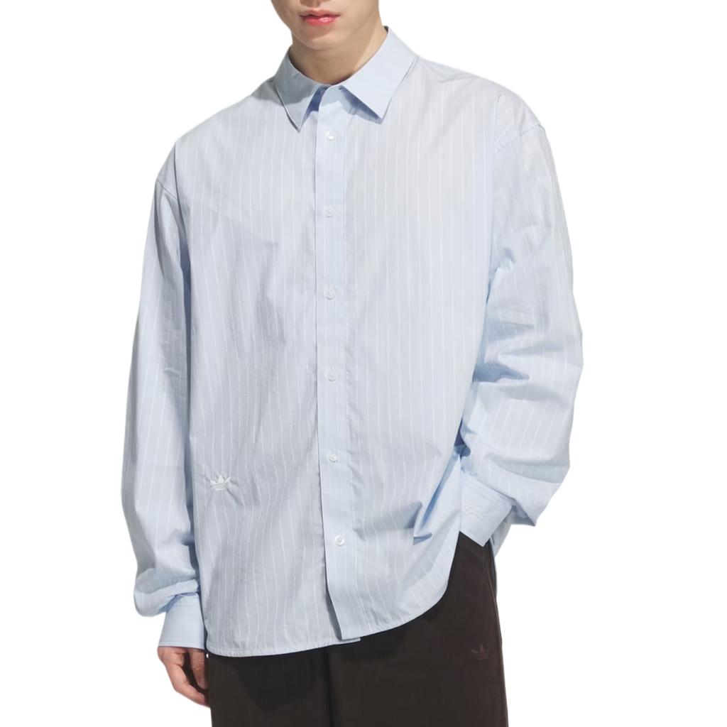 Adidas Originals DLXC Long Sleeve Polo Shirt Solid Color Unisex shirts KS2909
