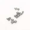 Mixed 3/4/5/6mm 100Pcs Stainless Steel Bearing Balls High Accuracy Wear Resistant for Bike Bearing Replacement DIY Craft Projects