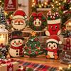 Tree Sock Santa Claus Figurine Decor Snowman Christmas Decoration Xmas Desktop Ornaments  Xmas