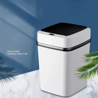 Smart Sensor Mülleimer Automatische berührungslose Sensor Mülleimer für Badezimmer Toilette Küche Wasserdichter Mülleimer mit Deckel Abfalleimer