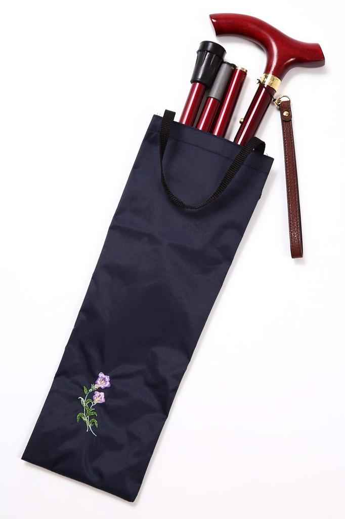 Cherry Mountain Tsuchiya Sangyo Carbon Aluminum Walking Slim and comfortable for extended folding length S size suitable for heights of approximately