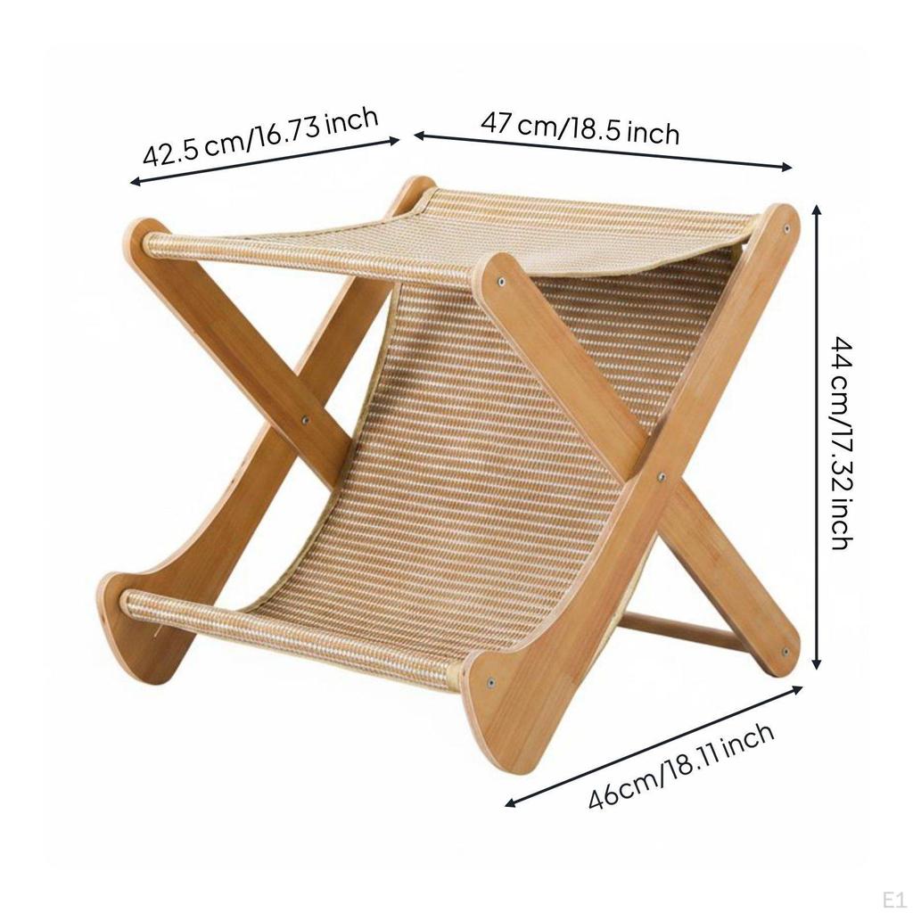 Cat Scratching Bed WearResistant Scratcher Hammock Low Dust Pet Accessory for Cats