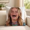 Person AAddison RRae funny Cushion Cover Soft Short Plush SkinFriendly Cushion Case for MultiScene Use