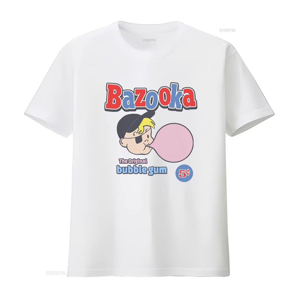 80s Retro Tuck Shop Treat Bubble Gum T Shirt Adult Nostalgic Top Novelty Vintage Designer Clothes Slightly Unisex