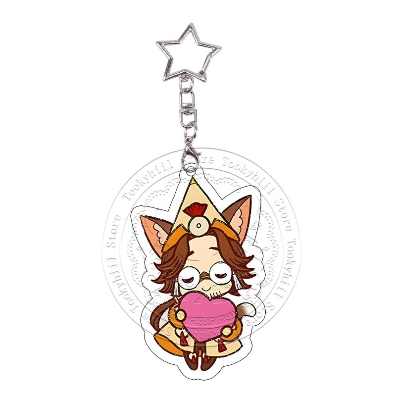Witch Hat Atelier Acrylic Keychain Orugio Coco Tetia Anime Cartoon Characters Bag Decoraccessories Pendant Keyring Birthday Gift