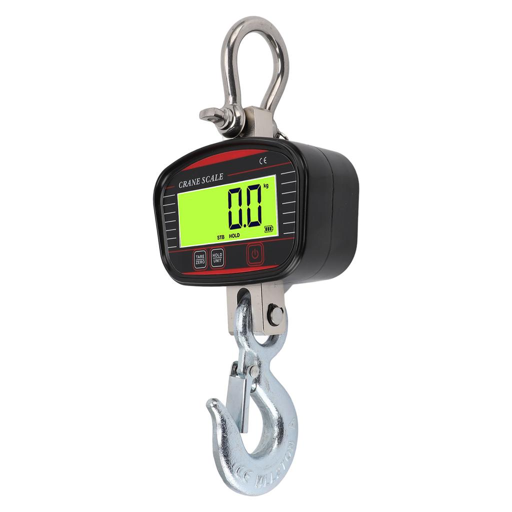 Black Industrial Crane Scale 2000kg High Accuracy Heavy Duty Digital Hanging Scale with Remote Control for Farm Industry