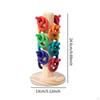 Counting Rings Early Learning Wooden Toys Montessori for Kids Preschool A
