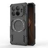 KEYSION Hollow Heat Dissipation Case for Xiaomi 15T Pro 5G Silicone+PC Magnetic Cooling Shockproof Phone Cover for Xiaomi 15T