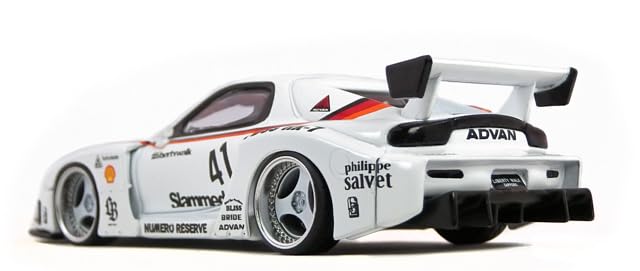 Gulliver D MODEL Customization Series Scale Mazda LB Super Silhouette White Finished Model DBW058A 1/64 RX-7