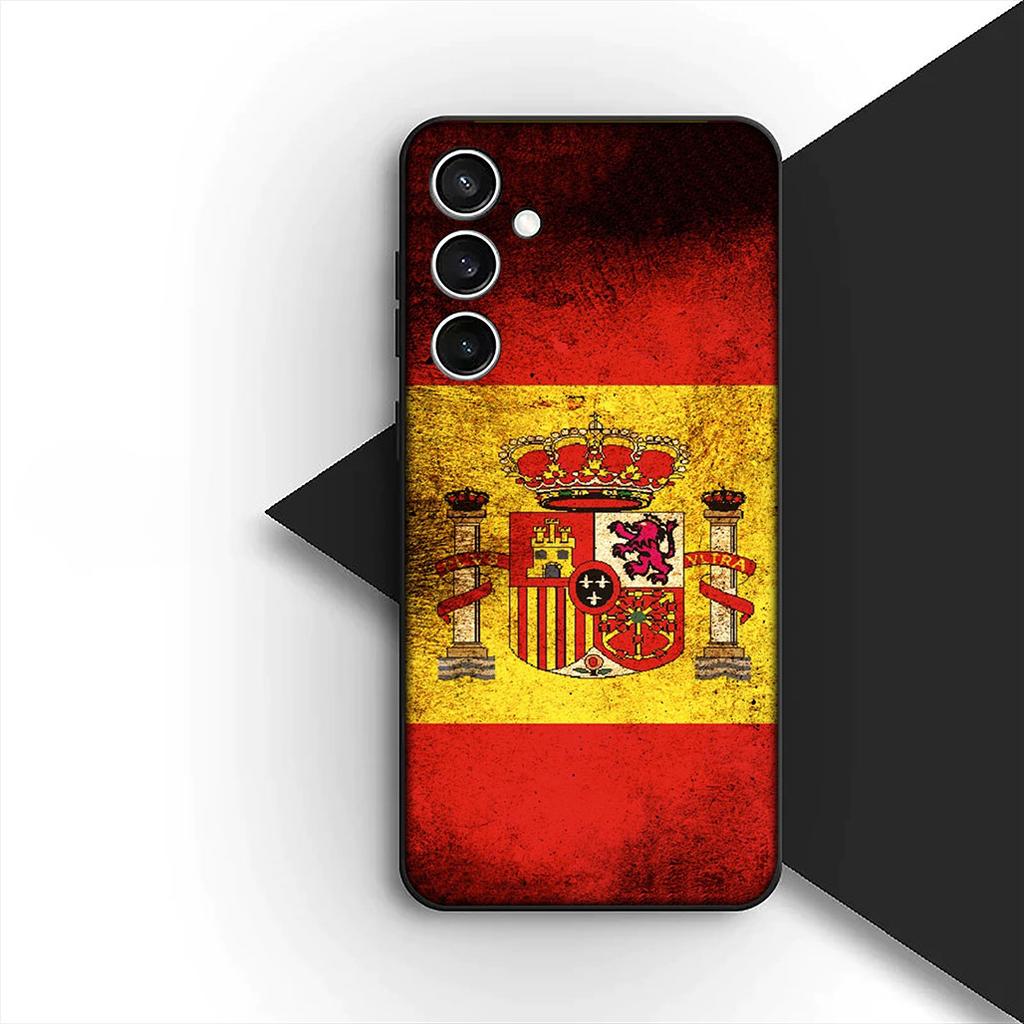 Soccer No 19 Spain Flag Football No19 Cover for OPPO A80 A40 A18 A16 A17 A15 A38 A78 A79 A54 A57 A58 A60 4G 5G Coque Phone Case