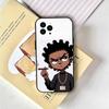 Cartoon The B-Boondocks For IPhone 15 16 14 Plus 13 12 11 17 Pro Max 17 Air Black Soft Phone Cover