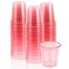 100/50Pcs Plastic Drink Cup 12oz Wine Glasses Crystal Cocktail Cups Cold Drinking Party Glasses for Wedding Party Dessert Cup