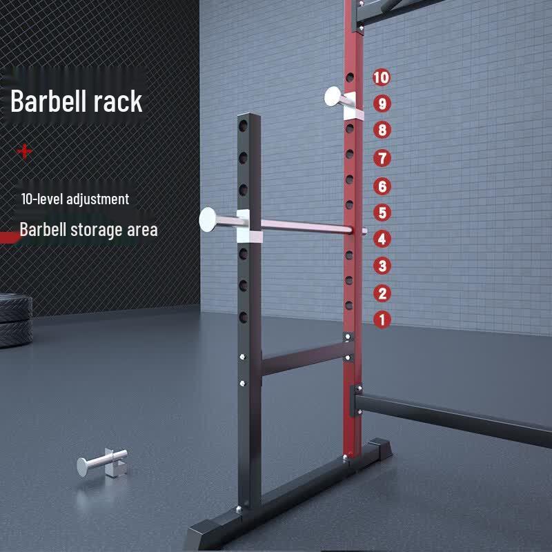 Adjustable Multi-functional Squat and Bench Press Rack