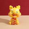 Bobblehead Dragon Decor Resine Car Dashboard Tabletop Ornament with Nodding Head Design for Office Home Cafe Gift