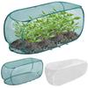 Foldable Plant Protection Netting Raised Beds Bird Control Garden Row Covers with Ground Stakes Garden Trellis Netting