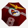 1pc B-Benfica Umbrella, Sun Protection, And UV Shielding. It Has Eight Sturdy Ribs for Outdoor Use And Perfect As a Holiday Gift