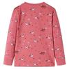 Children's Long-sleeved Pajamas Antique Pink 5 Sizes Available