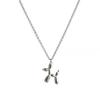 Cute Style Stainless Steel Balloon Dog Golden Pendant Necklace Sweet Funny Clavicle Chain Unique Girl Birthday Gift