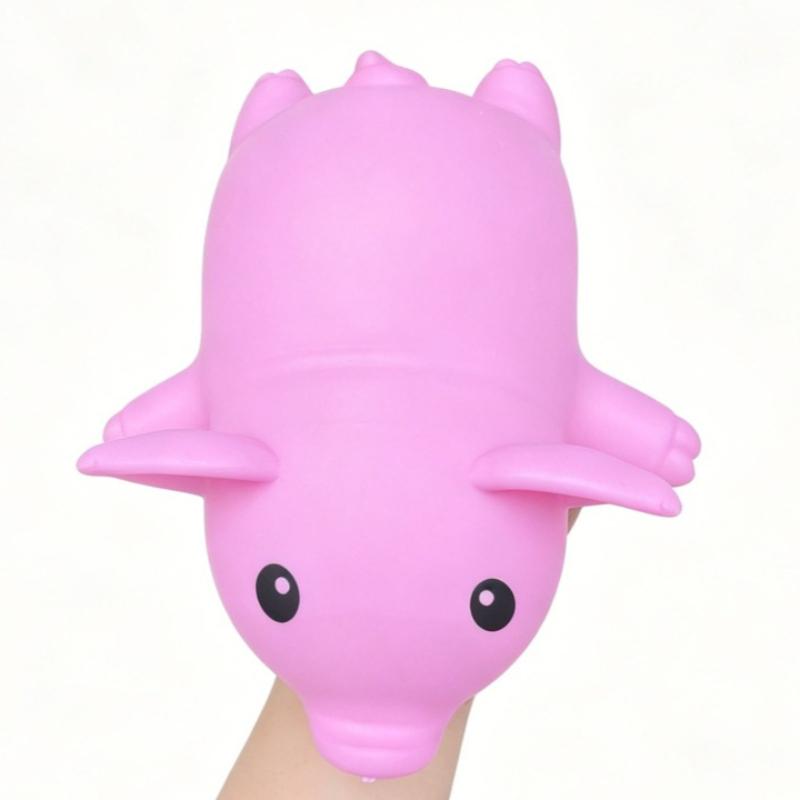 Cute Squishy Pig Squeeze Toy Stretch Funny Pig Animal Anti-Anxiety Stress Relief Splat Toys For  & Adhd Decompression Toy