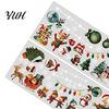 Removable Wall Stickers for Bedroom 2Pcs Christmas Static Window Cling Stickers, PVC Snowman Penguin Scratch Resistant Walls Bell Decals Glass,