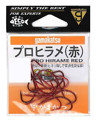 Gamakatsu Professional Flounder Hook (Red) No. 17 Fishhook No. 17