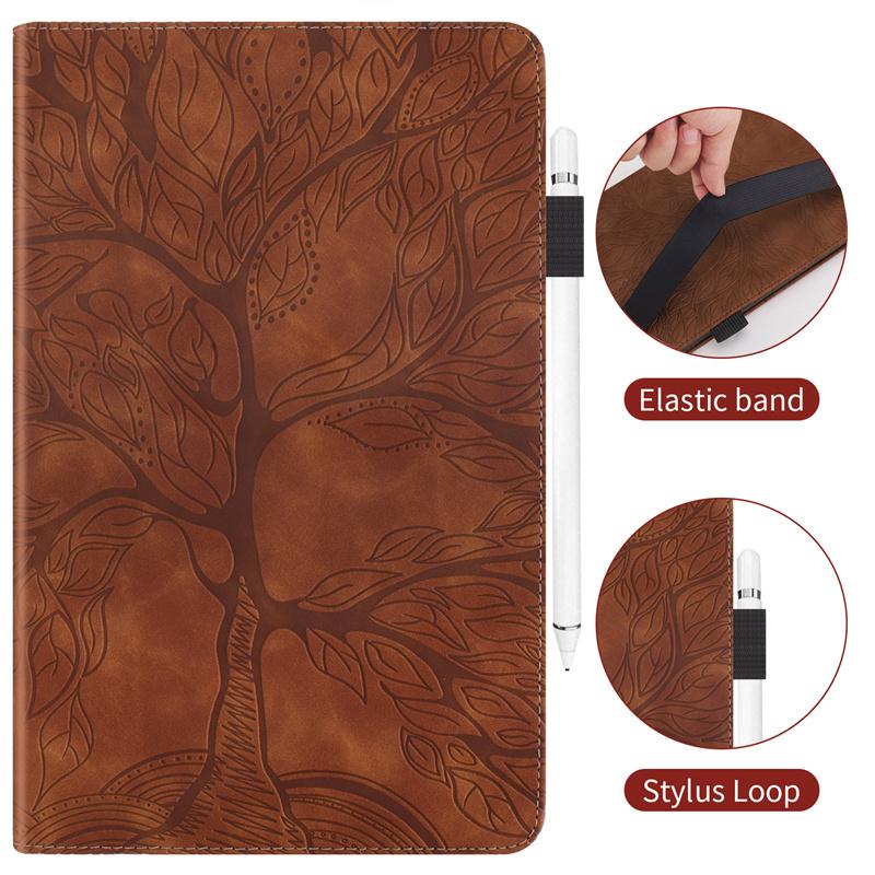 Hülle für Redmi Pad 2 Pro Hülle 12,1 Zoll Prägung Baum PU-Leder Klapphülle für Coque Xiaomi Redmi Pad 2 Pro 12,1 2025 Hülle Abdeckung