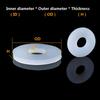 Flat Gasket Soft Silicone Rubber Flange Washer High Temperature Resistant Sealing O-ring Gasket for Water Pipe Screw Seal Rings