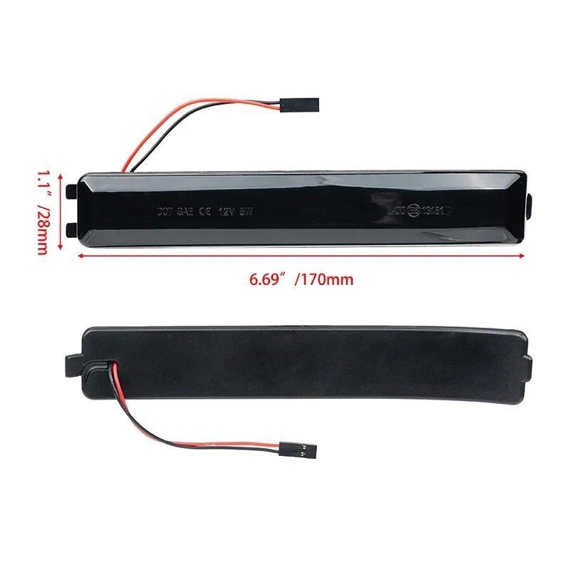 2Pcs LED Dynamic Yellow Side Mirror Turn Signal Lights For Ford F150 F-150 2009-2014 Raptor 2010-2014 Blinker Lamp Indicator