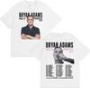 2025 Summer Bryan Adams Roll with The Punches Tour Album T Shirts Unisexs Fashion Hip Hop Oversized Cotton Tshirts Streetwear Y2k