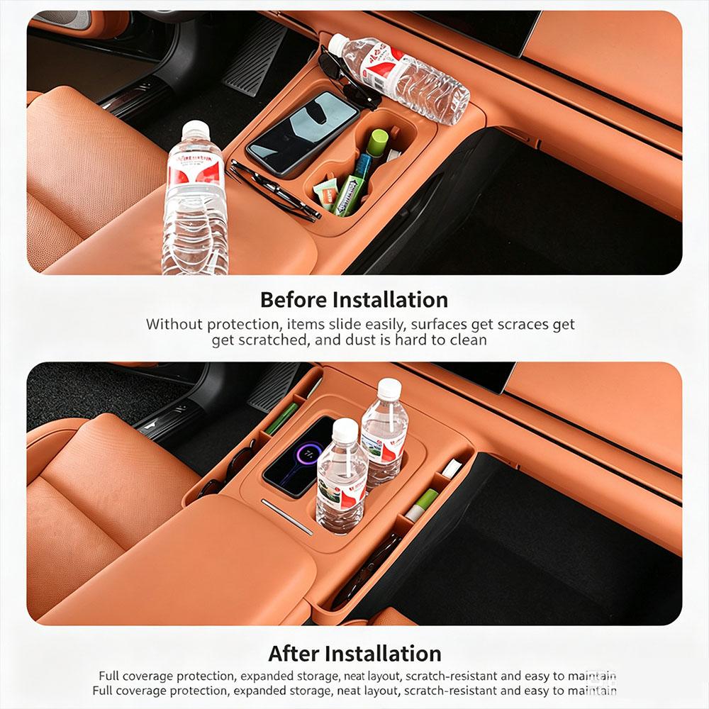 For Leapmoto C10/C16 Wireless Charging Protection Cover, Central Control Cup Holder Pad, Upgraded interior accessories