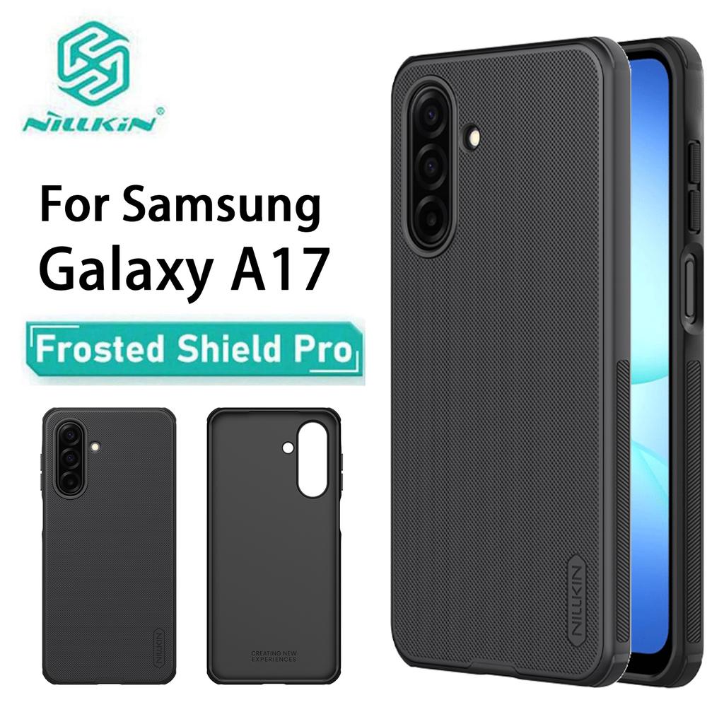 Für Samsung Galaxy A17 Handyhülle Nillkin Super Frosted Shield Pro Hart PC+TPU Schale Stoßfeste Rückseite