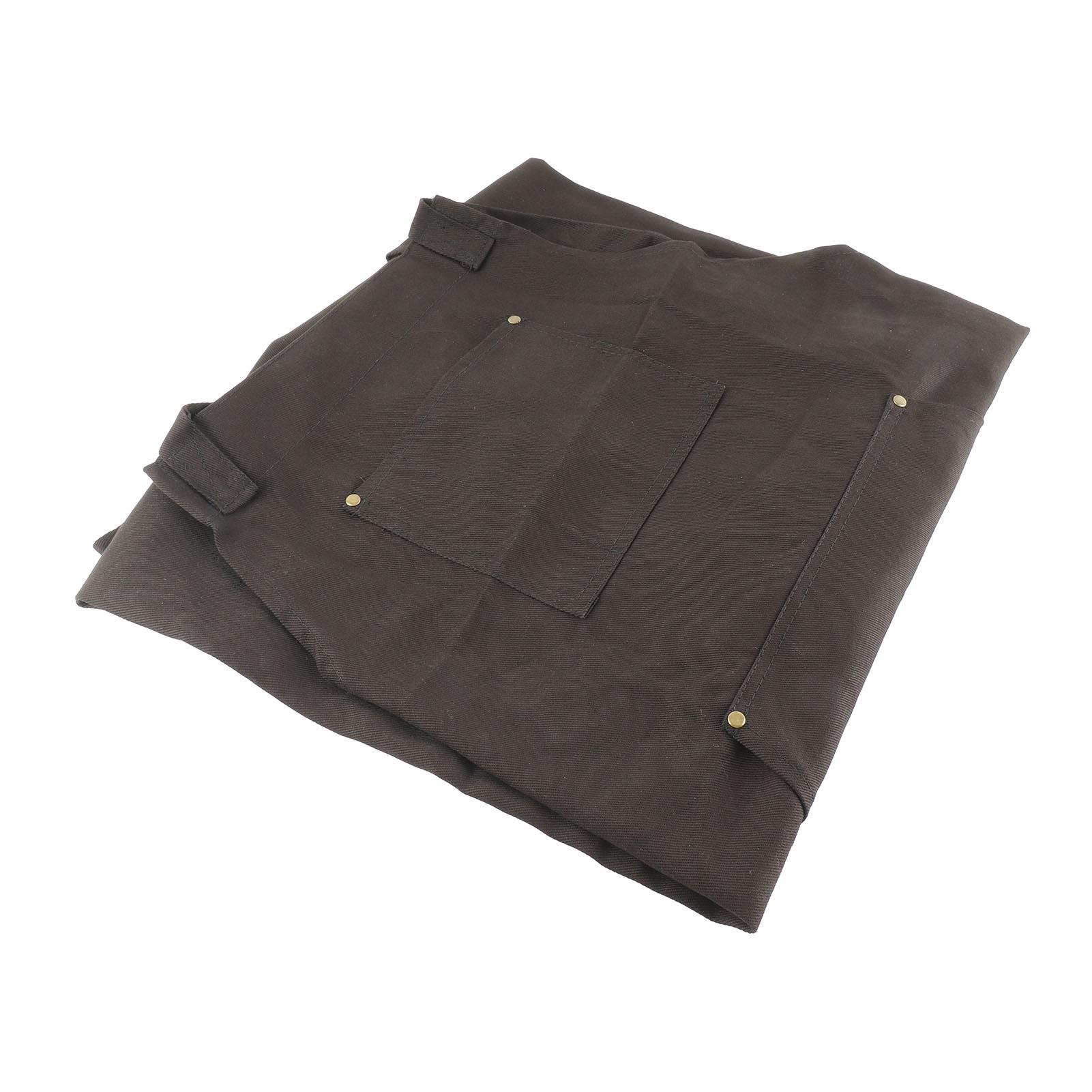 

Barbecue Apron Adjustable Waterproof Work Tool Apron with Multiple Pockets Kitchen Apron