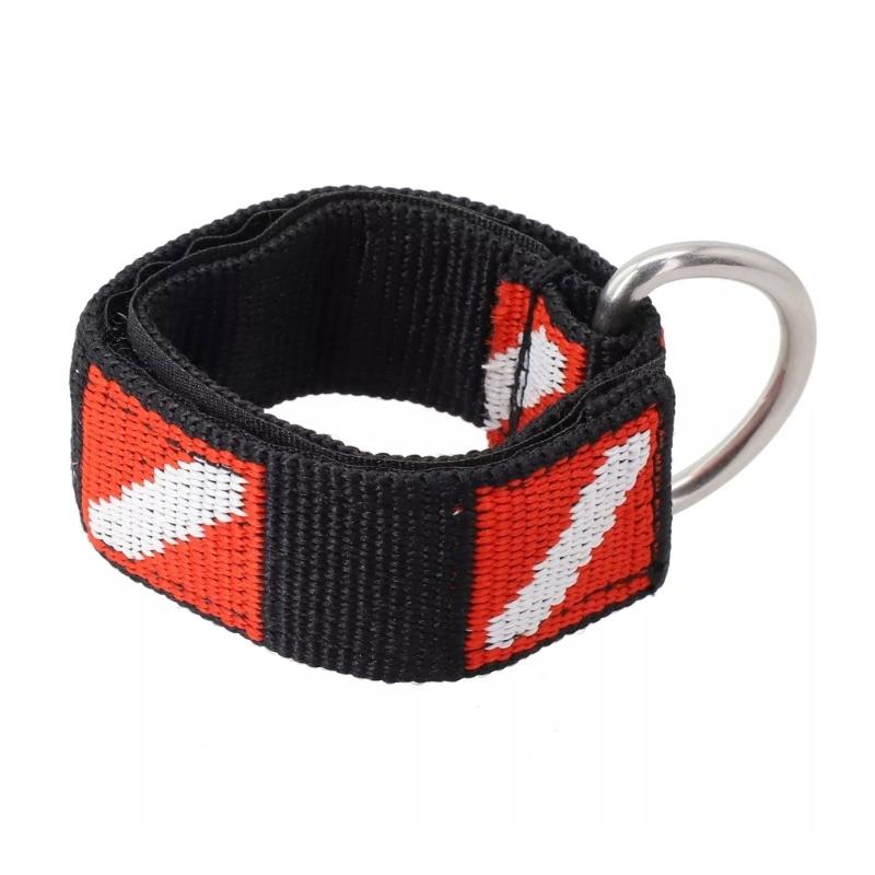 2Pcs Scubas Diving Wrist Strap Adjustable Wrist Strap with Rings Scubas Diving Wristband for Scubas Diver and Snorkelers