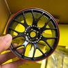 Metal Mini Road Wheel Rim, RAYs Aluminum Alloy Forged Refitting Wheel Model Modified Ornaments Desktop Display