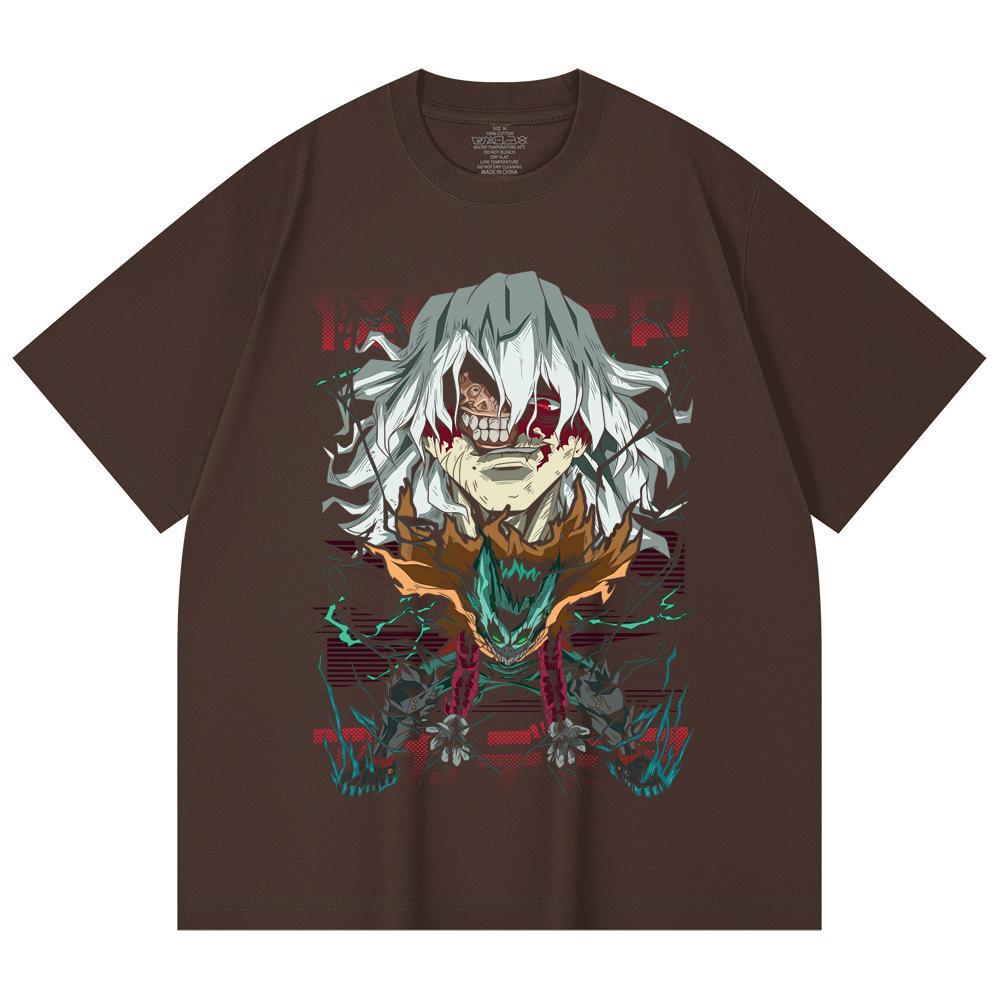 230 Gsm 100% Cotton My Hero Academia V9 Shigaraki Print Unisex Heavy Cotton T Shirt
