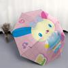 1pc Pastel Cute Bunny with Bow Umbrella with Plastic Handle,Compact & Stylish,Suitable for All Seasons Home Travel Outdoor N013