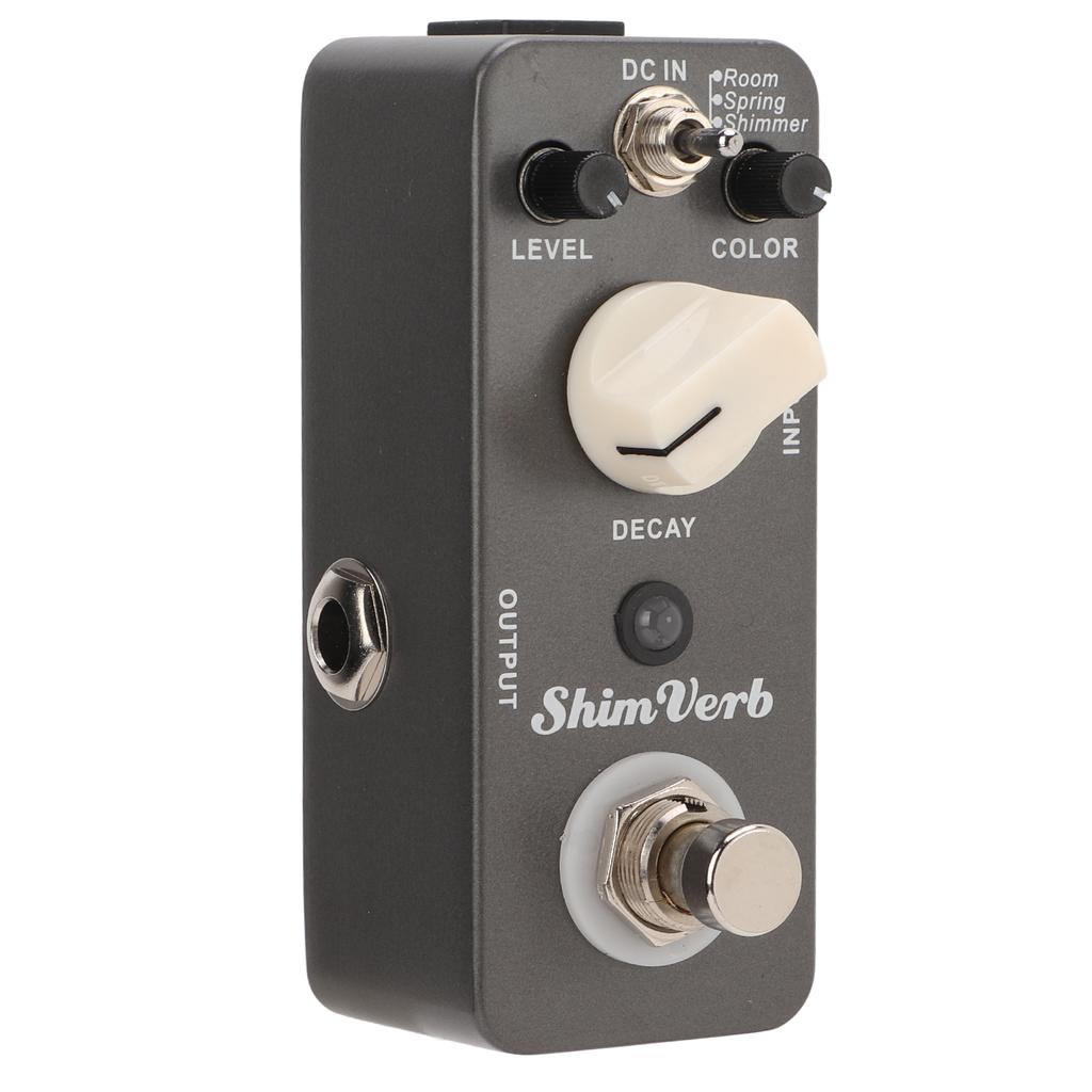 Electric Guitar Effect Pedal ShimVerb Reverb 3 Modes MRV1 Single True Bypass Accessory