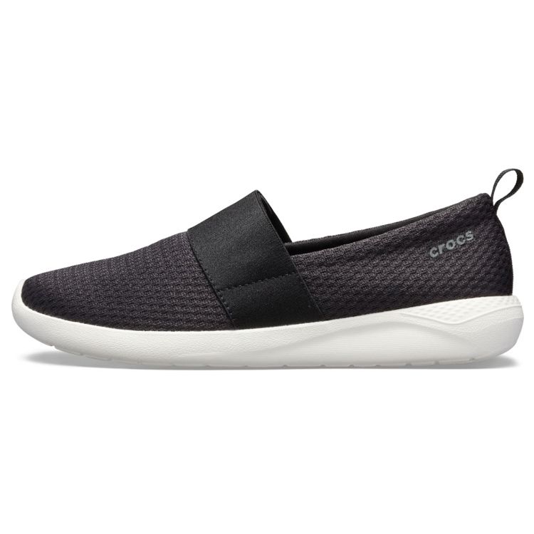 Crocs LiteRide Mesh Slip On Black White 205727‑066
