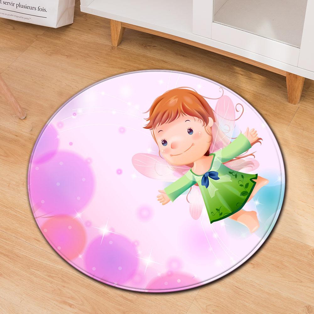 

Round Carpet Computer Chair Cushion Office Chair Floor Mat Door Mat Foot Mat Diameter 40cm