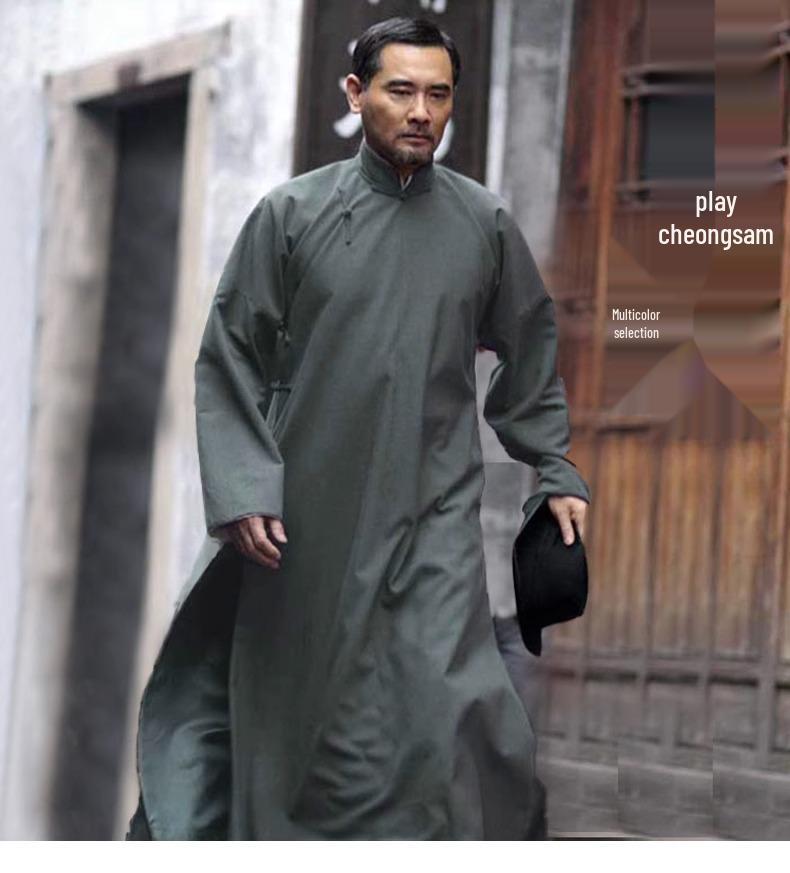 Rochie Chineză cu Încheietură Oblică Costum Tradițional de Performanță