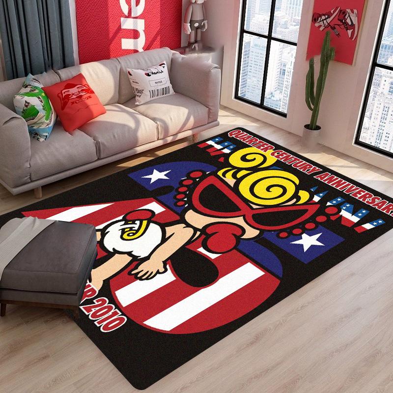 Japan Fashion H-hysteric Mini Carpet Floor Mat Bathroom Kid Room Bedroom Decoration Balcony Anti-Slip Doormat Living Room Rugs